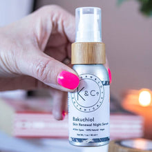 Load image into Gallery viewer, Bakuchiol Skin Renewal Night Serum